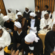 African Hebrew Israelites await the verdict in the case of Toveet Radcliffe in a courtroom at the Bar Lev Base on Jan. 18, 2018. (David Sheen)